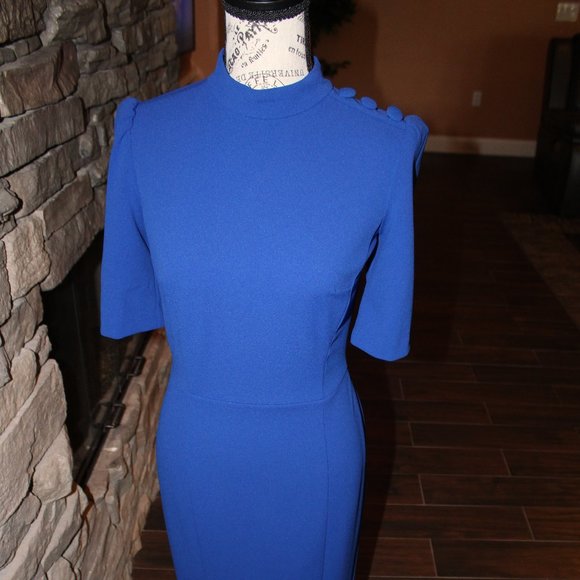Donna Morgan 3 Button Sheath Dress - Picture 1 of 8